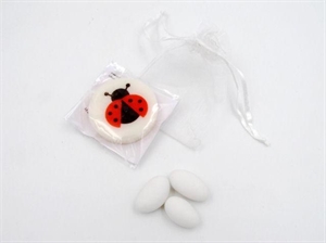 S1/21 SAPONETTA PROF. 5CM COCCINELLA ROSSA C/SACCH.10XSC