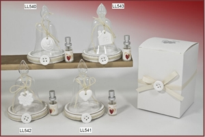 LL543 CAMPANA VETRO/LEGNO 10X14 C/CASETTA+ESS+AST.***SC30%