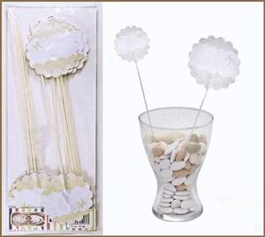 50253 BOX10 MAXI PICKS CERIMONY 25CM
