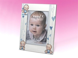 444915 CORNICE BIMBO CELESTE 10x15cm METALLO PREZIOSO ***SC30%***