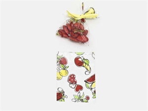 X7380 BOX50 BUSTE FRUITY 9x12,5cm X ALIMENTI C/STAMPA