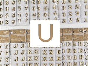 T067-U BOX16 LETTERA U LEGNO 1,5cm