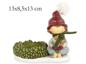 20267M BIMBO PORTA T/LIGHT NATALE 13x8,5x13cm