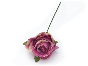 L1835FX ROSA STROPICCIATA FUXIA Ø7,5cm 12xSC