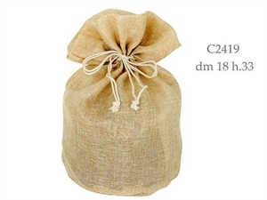 C2419 SACCO NATURA Ø18xh33cm 6xSC
