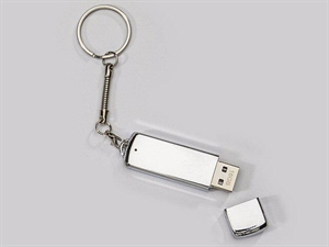 26015 PORTACHIAVI USB LYNEAR 16Gb 17x6cm METALLO con SCATOLA