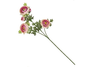 21108 RAMO RANUNCOLO ROSA 56cm