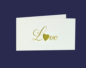 BOM0541 BOX100 BIGLIETTO LOVE CARTA AVORIO A4 (E8-0541)