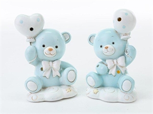 54072 ORSETTO RESINA LED CELESTE 8,5x14cm 2xSC