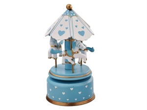 GS2/B GIOSTRA CAVALLI CARILLON CELESTE Ø8xh17cm RESINA