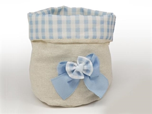 C2474 SACCHETTO CELESTE 12xh14cm 12xSC ***SC30%***