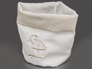 C2483 SACCHETTO CRESIMA 12xh14cm 12xSC