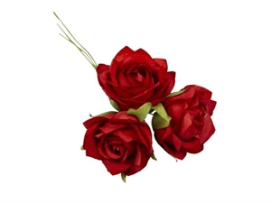 FB2227-10 ROSELLINA ROSSO 4cm 36xSC