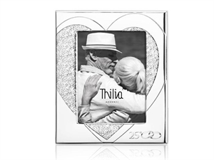 453723 CORNICE CUORE 18x24cm 25° METALLO PREZIOSO
