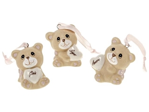 03A031 ORSO PORCELLANA ROSA 4cm ASS/3 12xSC