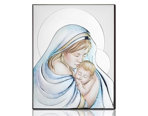 453861 MATERNITA' 16,5x21cm METALLO PREZIOSO COLORATO