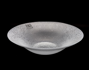 GE027/SI CENTROTAVOLA Ø40cm VETRO BIANCO SATINATO (GE026/SI)