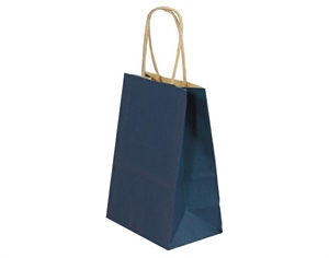 10373-0106BLU SHOPPER CARTA cm24x10x31cm KRAFT BLU 25xSC