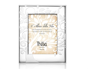 454164 CORNICE 13x18cm (20,5x25,5) ALBERO DELLA VITA METALLO PREZ.