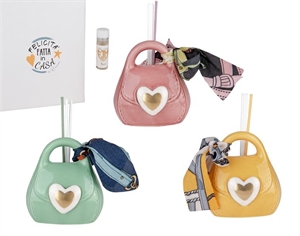 02A430 BORSETTA DIFFUSORE PORCELLANA h10m ASS/3 3xSC C/AST.