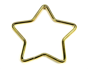 A3199-ORO STELLA METALLO DORATO 7cm 12xsc