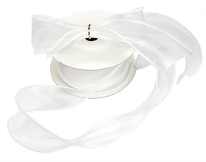 NI121-01 NASTRO ORGANZA VOILE cm4x15mt BIANCO