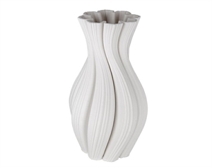 AL156 VASO FIORE PORCELLANA Ø21xh37cm