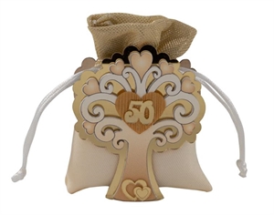 SC794 ALBERO LEGNO 50° con SACCHETTO 9cm 24xSC
