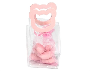 A3234-03R BORSETTA PVC ORSETTO ROSA 6X8  12XSC