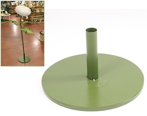 SF1241 BASE METALLO A 1 FIORE DIAMETRO 29.5 VERDE