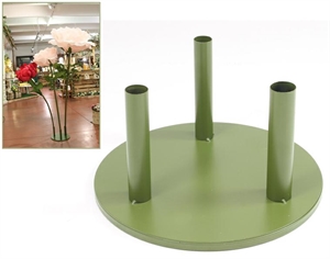SF1243 BASE METALLO A 3 FIORE DIAMETRO 29.5 VERDE